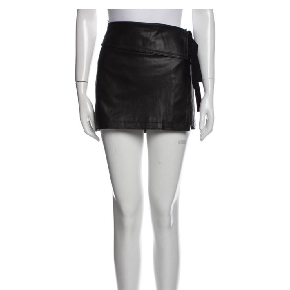 Leather Mini Skirt